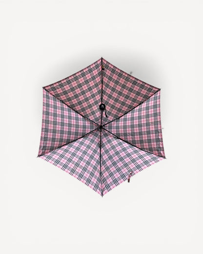 BURBERRY PINK MONOGRAM UMBRELLA