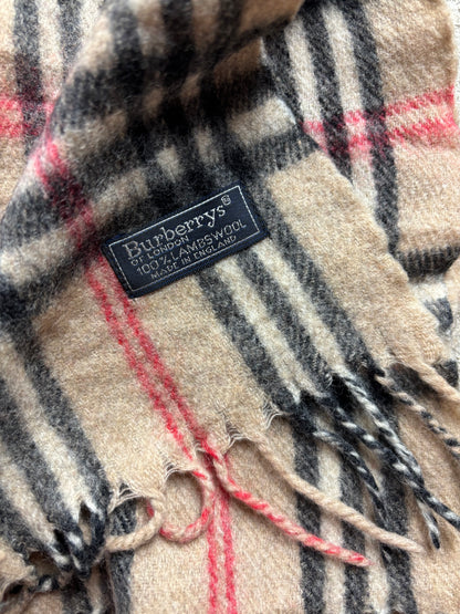 BURBERRY NOVACHECK SCARF BEIGE