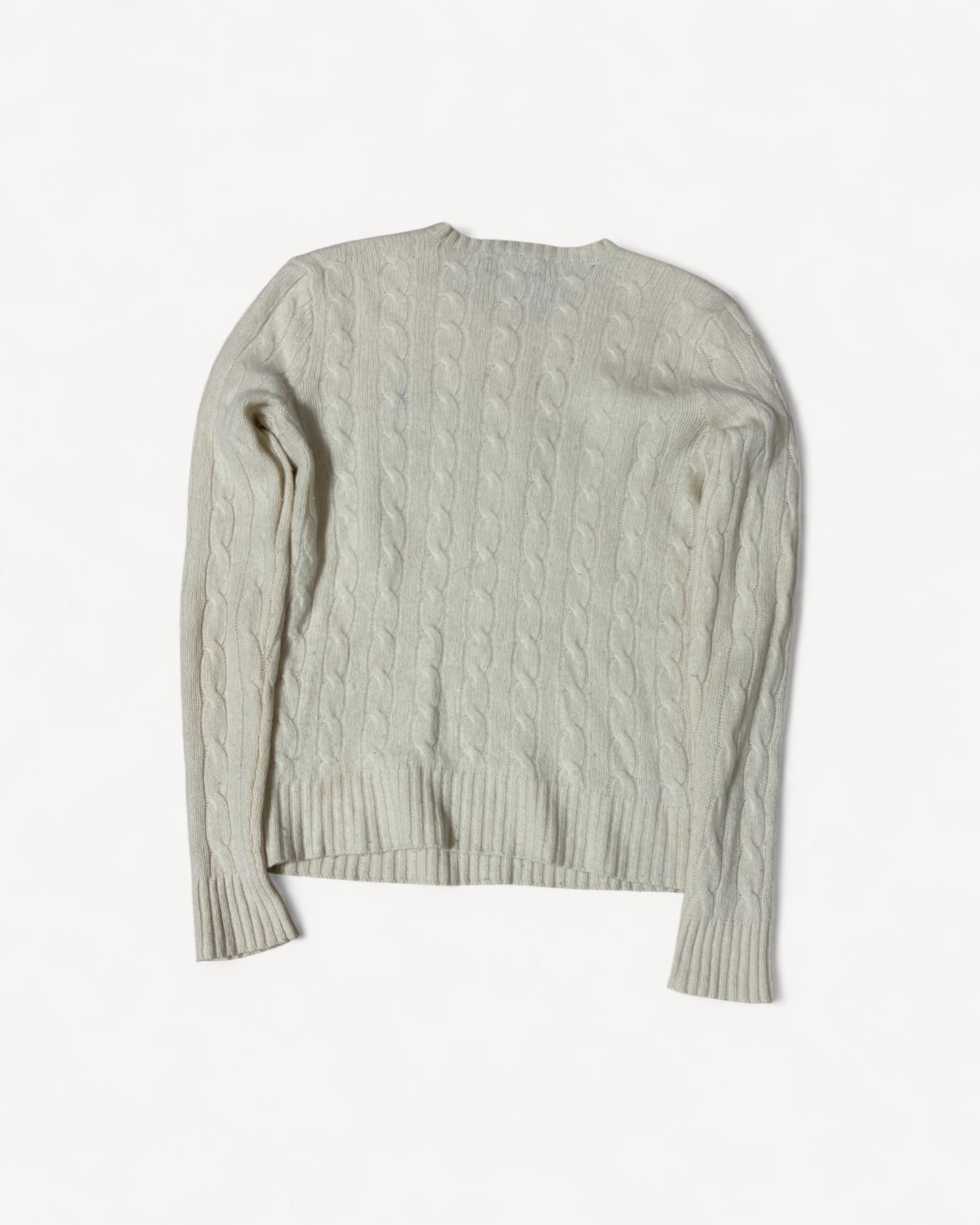 RALPH LAUREN WHITE KNIT (XS)