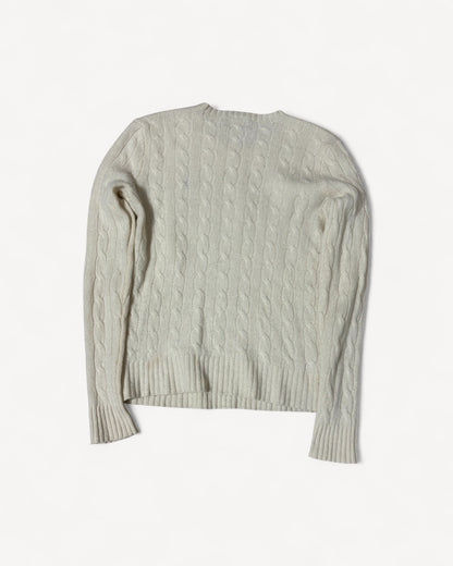 RALPH LAUREN WHITE KNIT (XS)