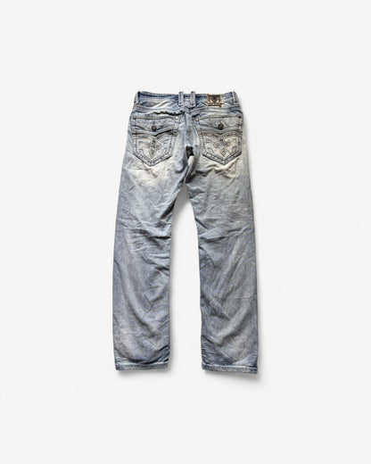 ROCK REVIVAL JEANS W34 L34 #RR15
