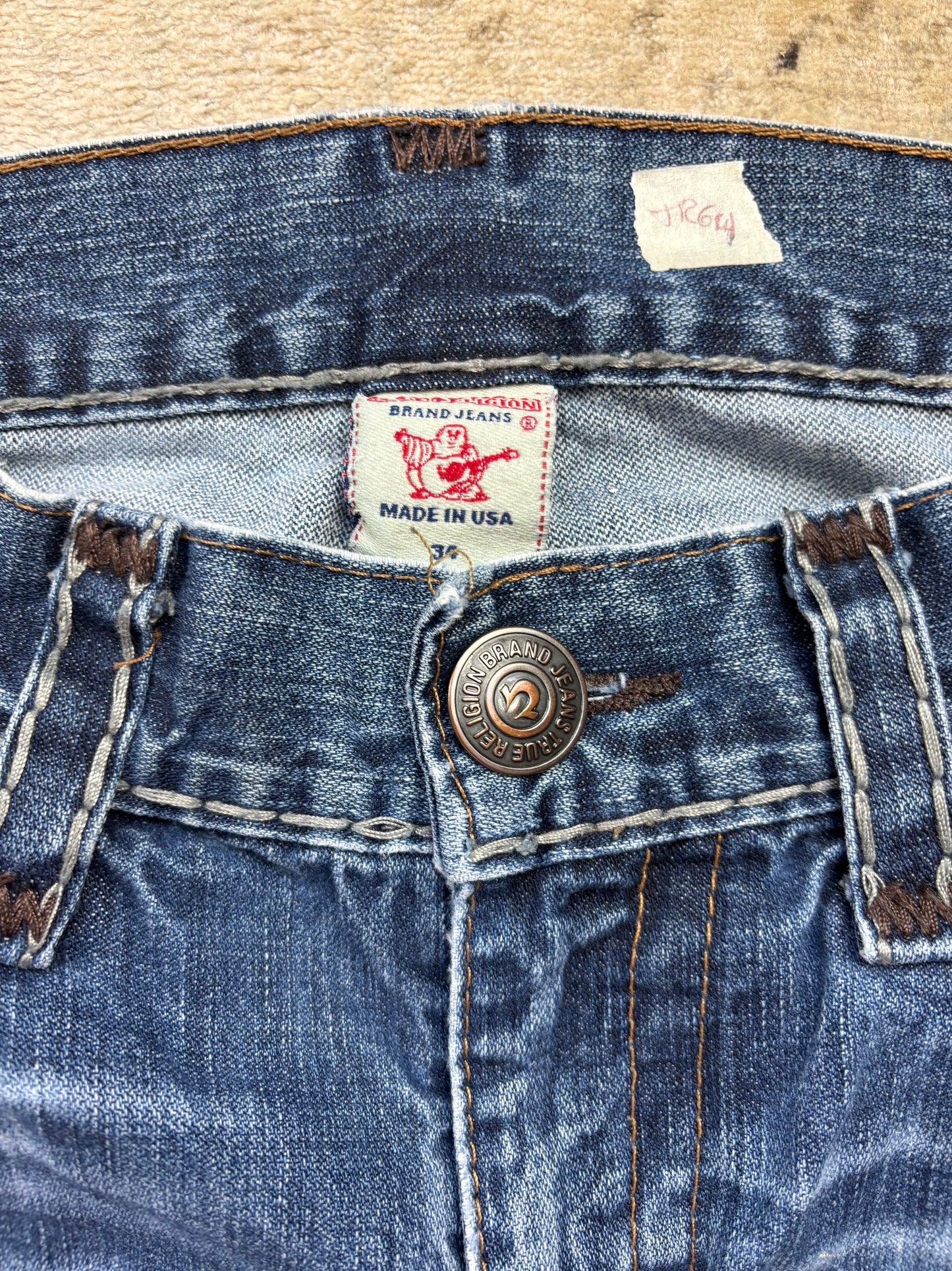 TRUE RELIGION JEANS W34 L32 #TR64