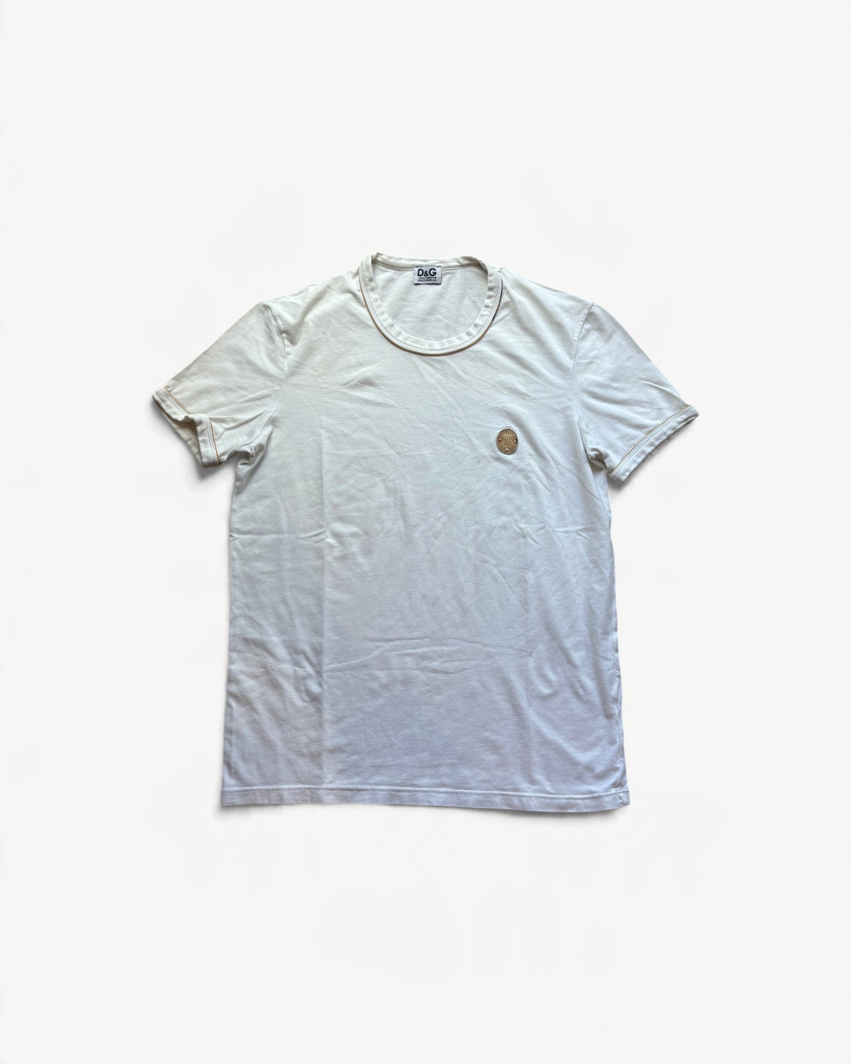 DOLCE & GABBANA WHITE T-SHIRT (S)