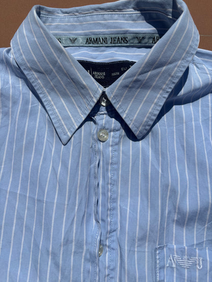 ARMANI STRIPED SHIRT (L)