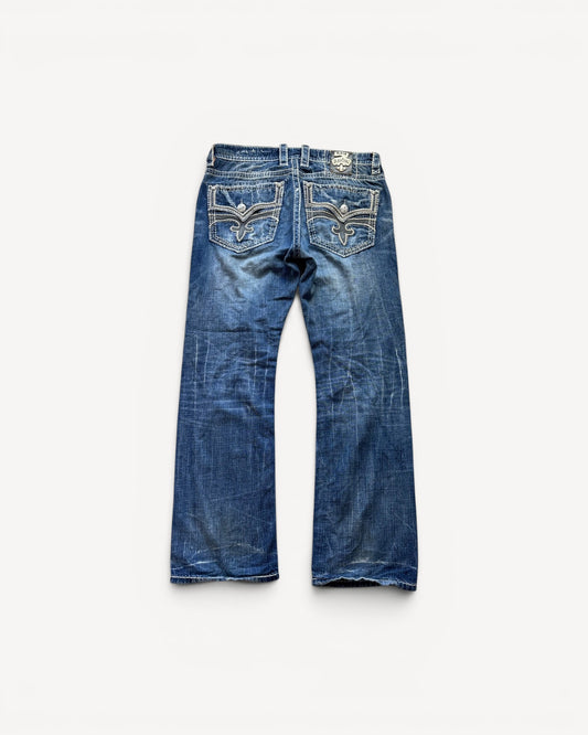 ROCK REVIVAL JEANS W34 L32 #RR44