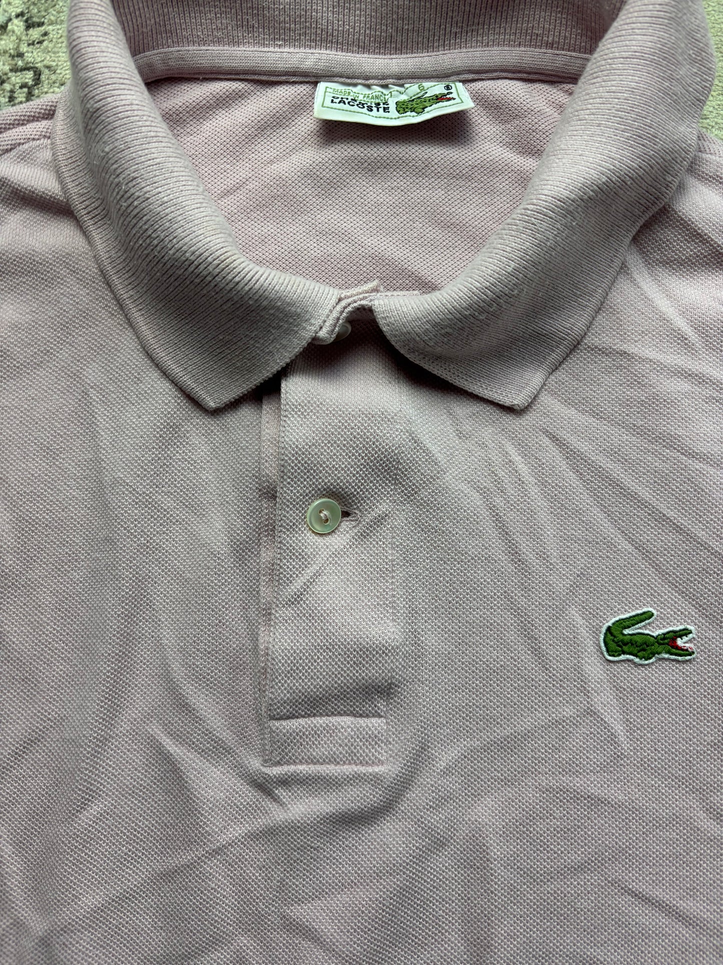 LACOSTE LONGSL. POLO SHIRT PINK (L)