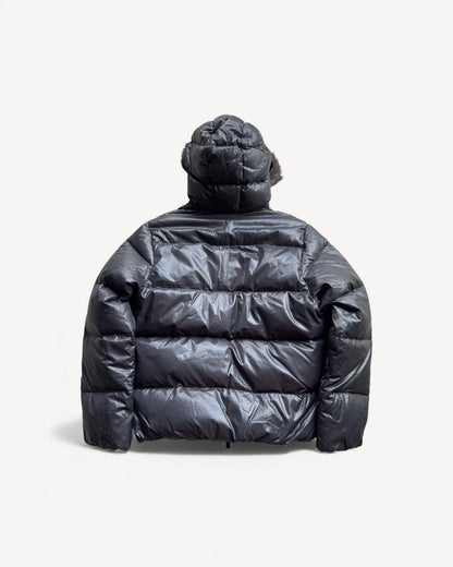 DUVETICA BLACK PUFFER JACKET (M)