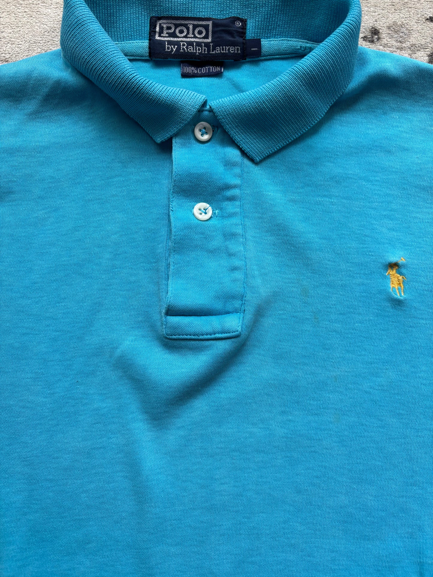 RALPH LAUREN POLO SHIRT BLUE (S)