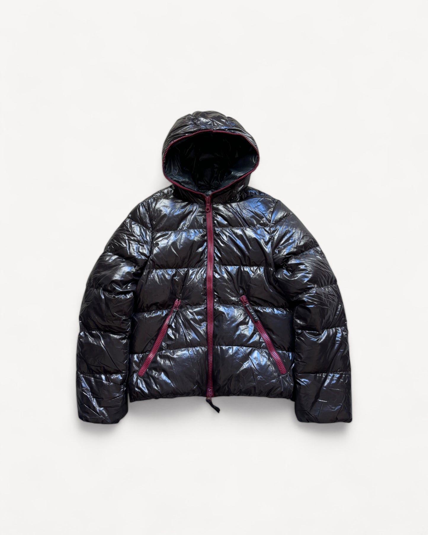 DUVETICA BROWN PUFFER JACKET (S-M)