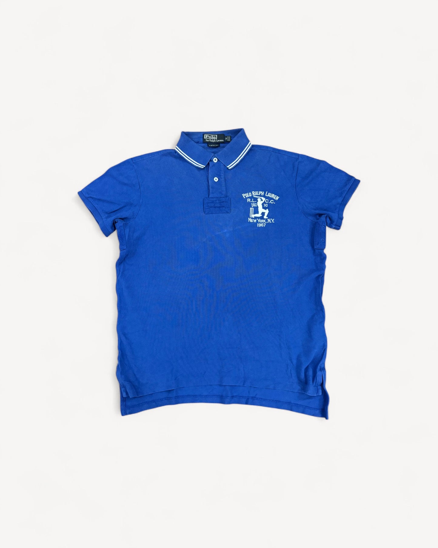 RALPH LAUREN POLO SHIRT BLUE (M)