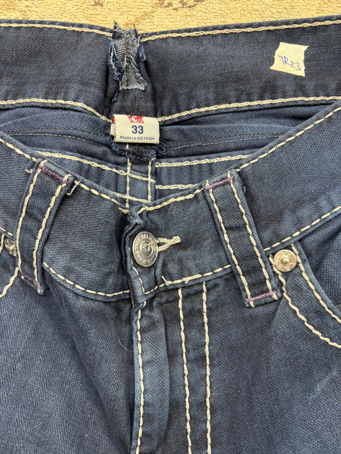 TRUE RELIGION JEANS W33 L34 #TR23