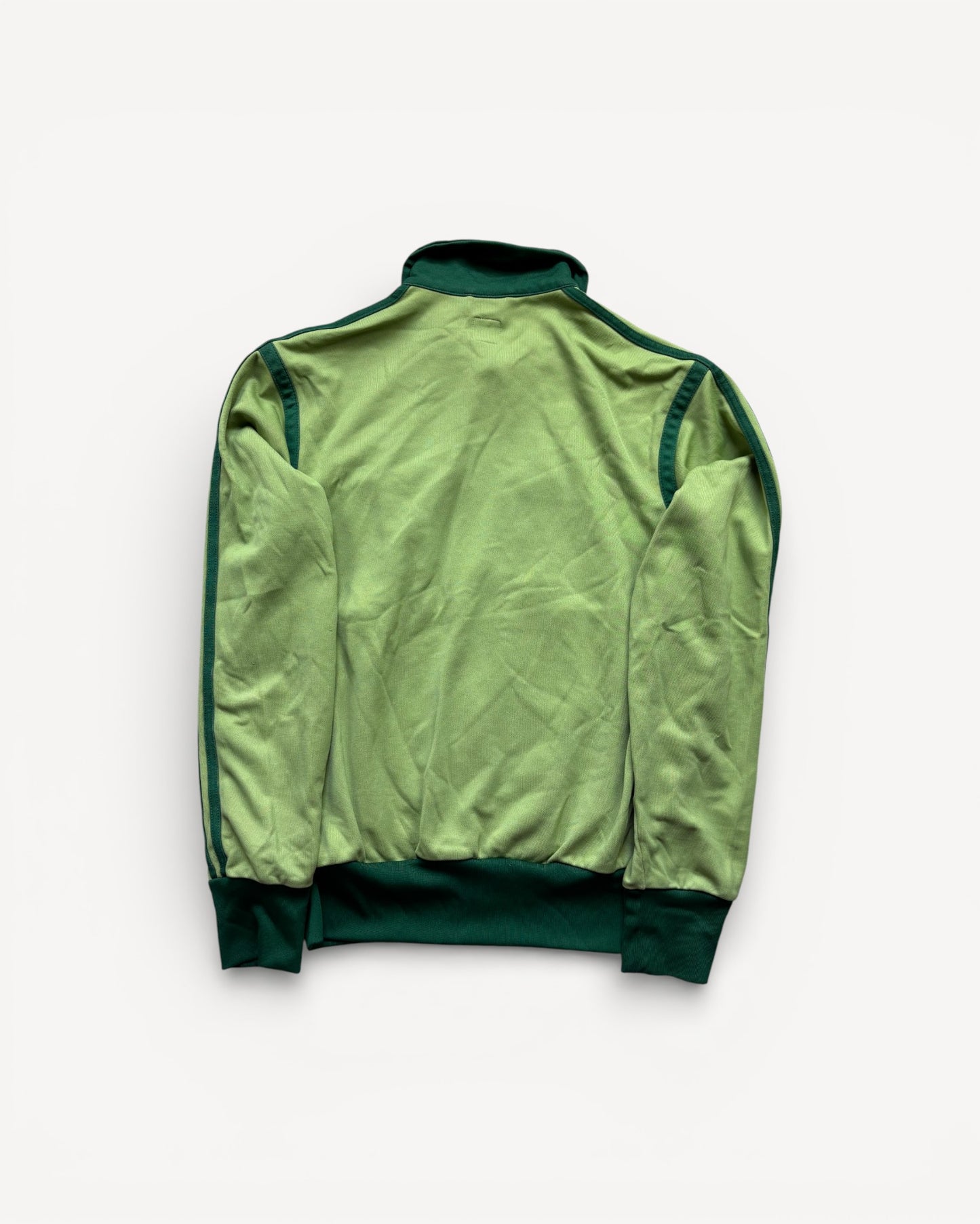 ADIDAS GREEN ZIP UP VEST (S)