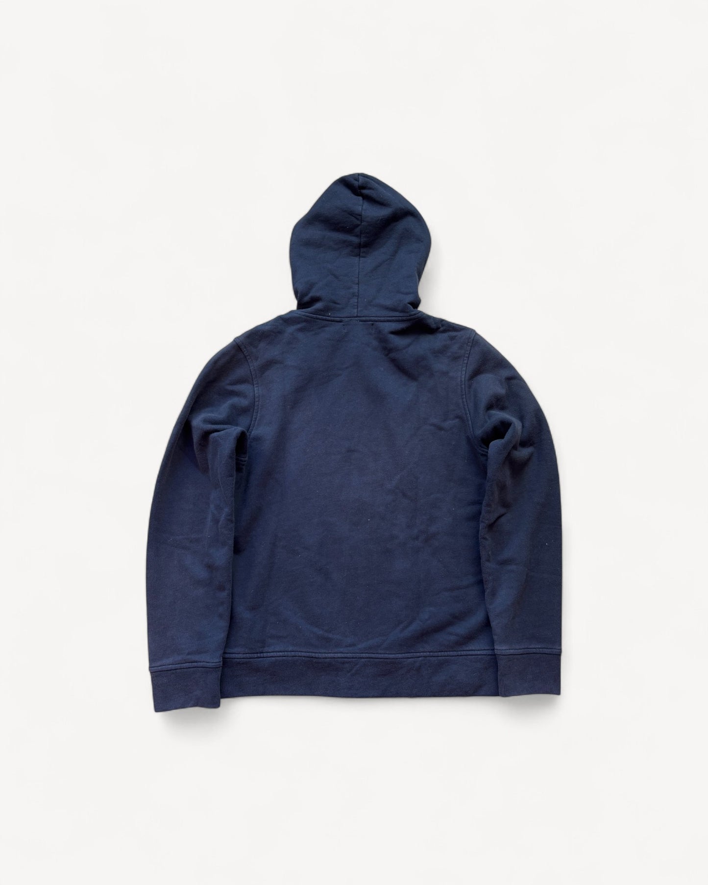 BURBERRY BLACK ZIP UP HOODIE (S)