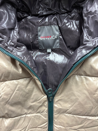 DUVETICA BEIGE PUFFER JACKET (S)