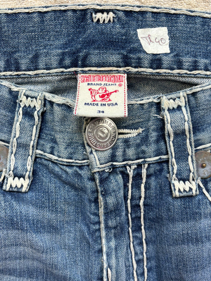 TRUE RELIGION JEANS W34 L34 #TR40