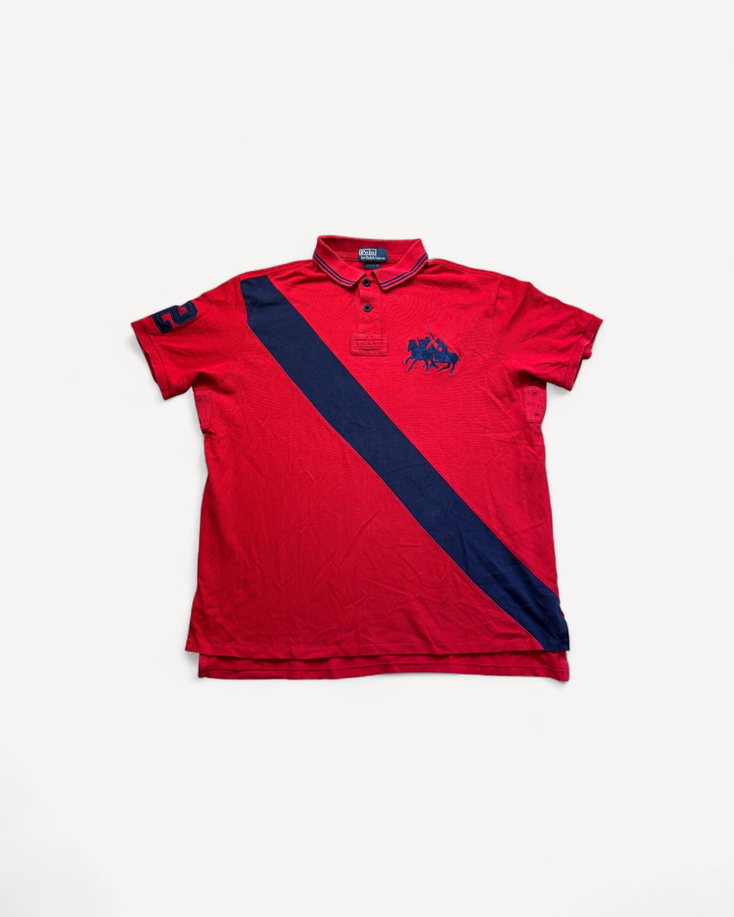 RALPH LAUREN POLO SHIRT RED (XL)