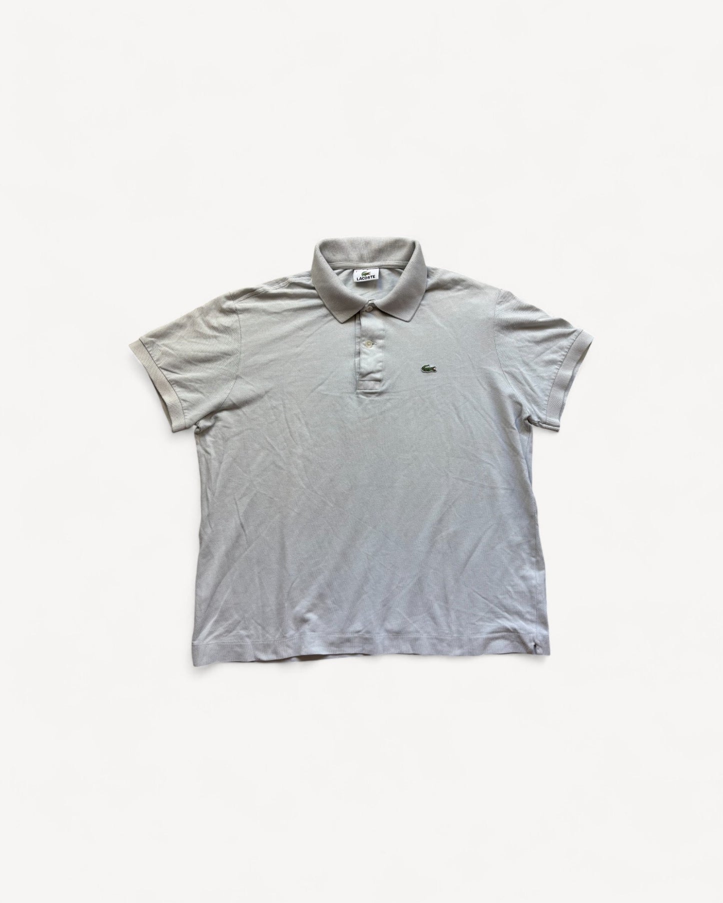 LACOSTE POLO SHIRT WHITE (S)