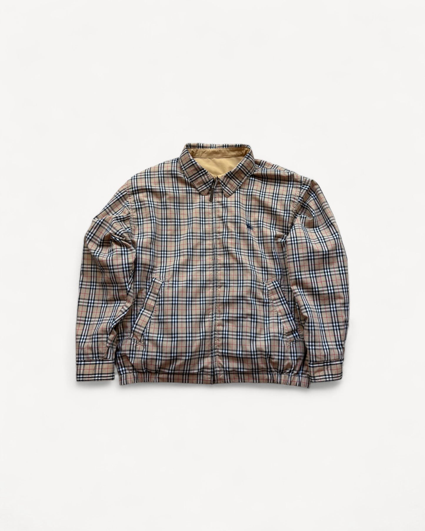 BURBERRY REVERSIBILE HARRINGTON JACKET (L)