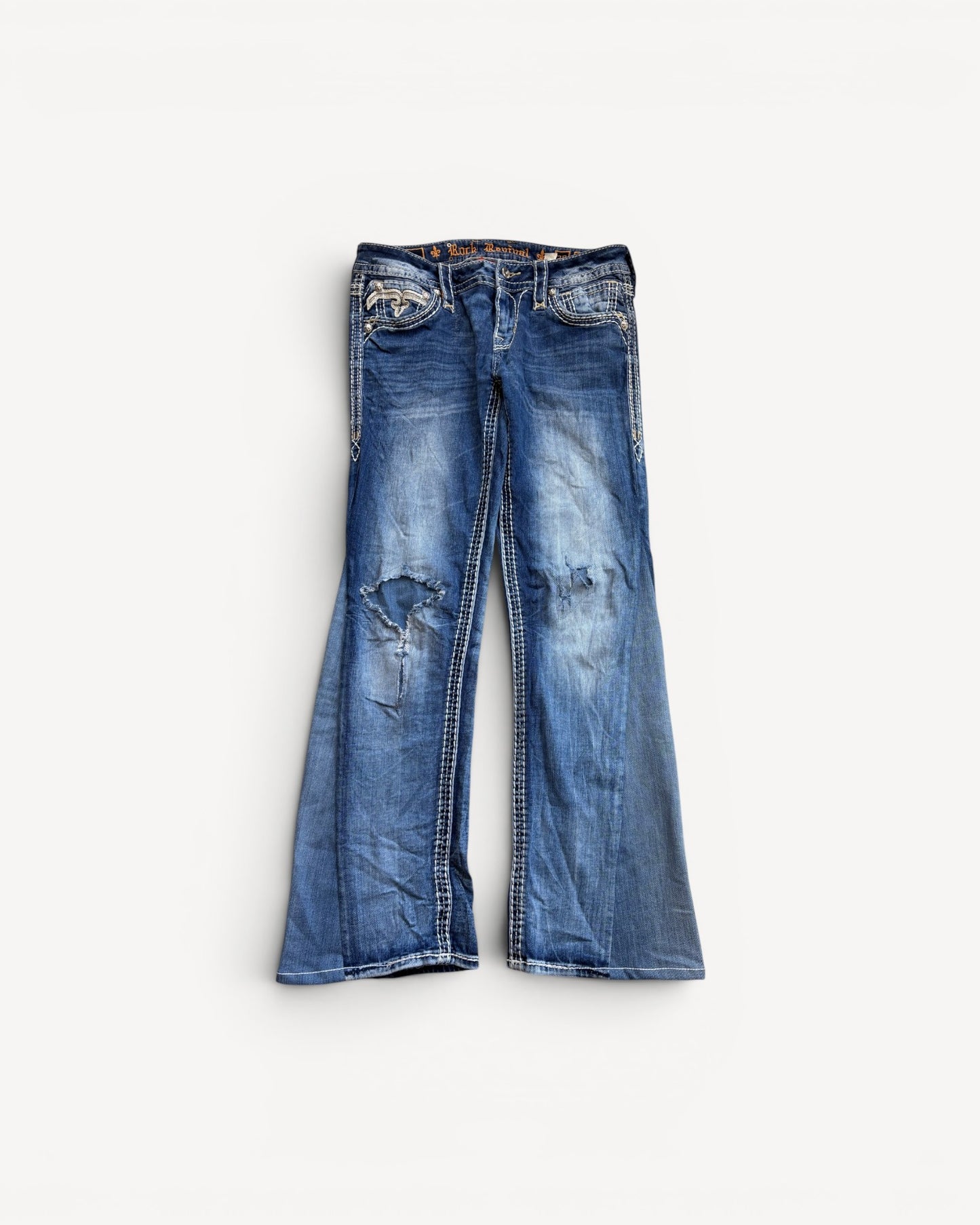 ROCK REVIVAL JEANS W29 L30 #RR23