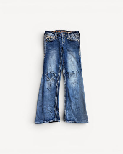 ROCK REVIVAL JEANS W29 L30 #RR23