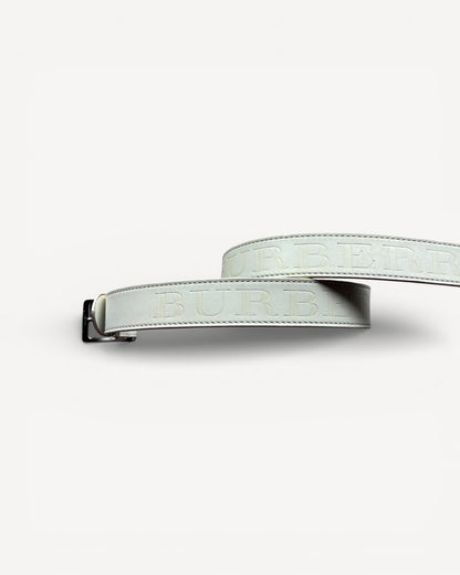 BURBERRY WHITE BELT