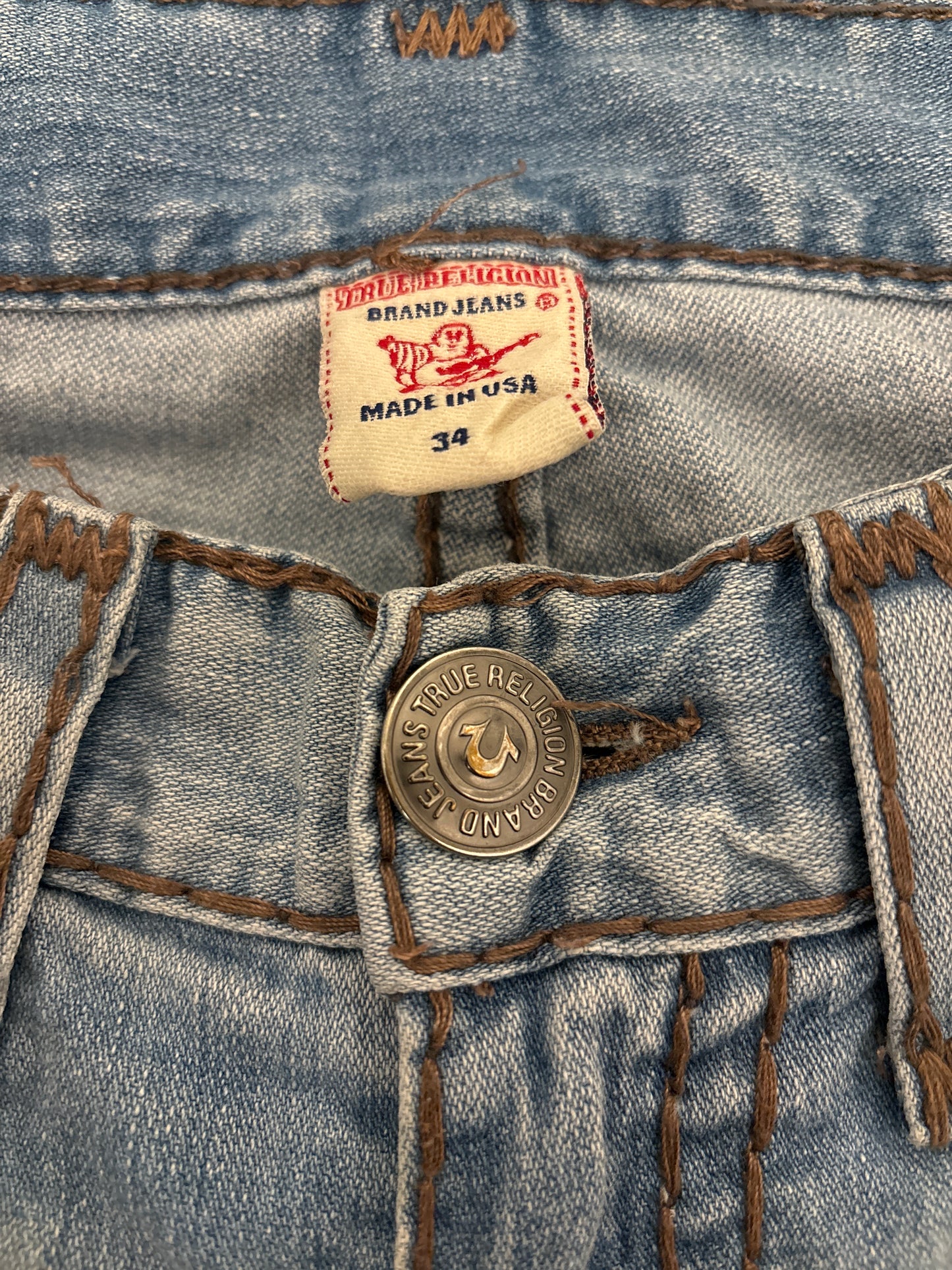 TRUE RELIGION JEANS W34 L34 #TR36