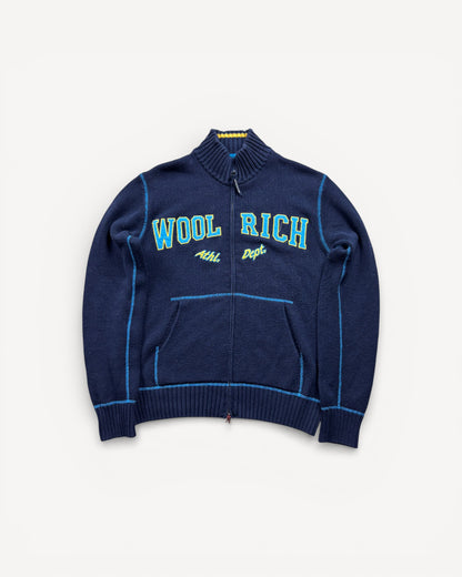 WOOLRICH ZIP UP KNIT (M)