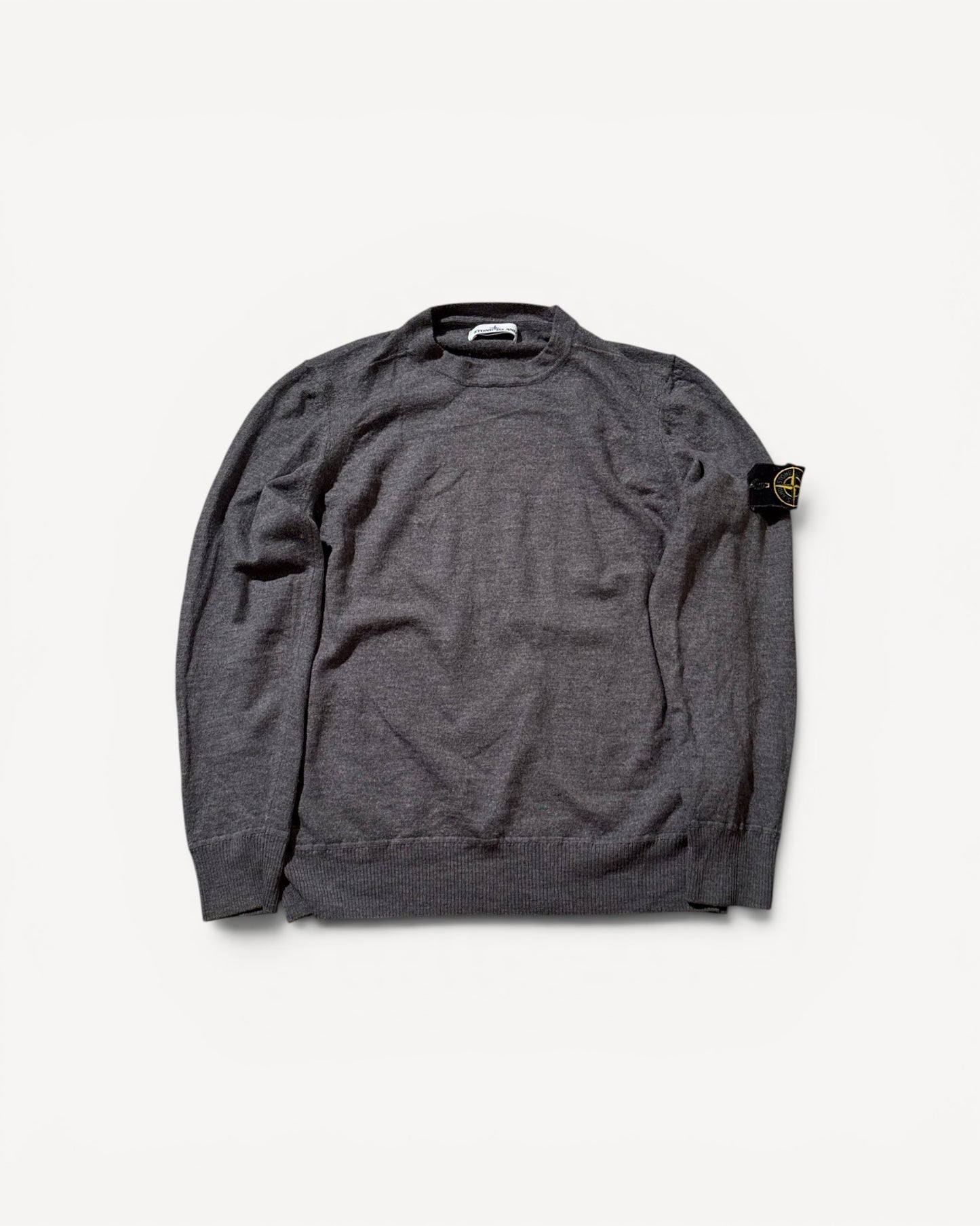 STONE ISLAND GREY KNIT (M)