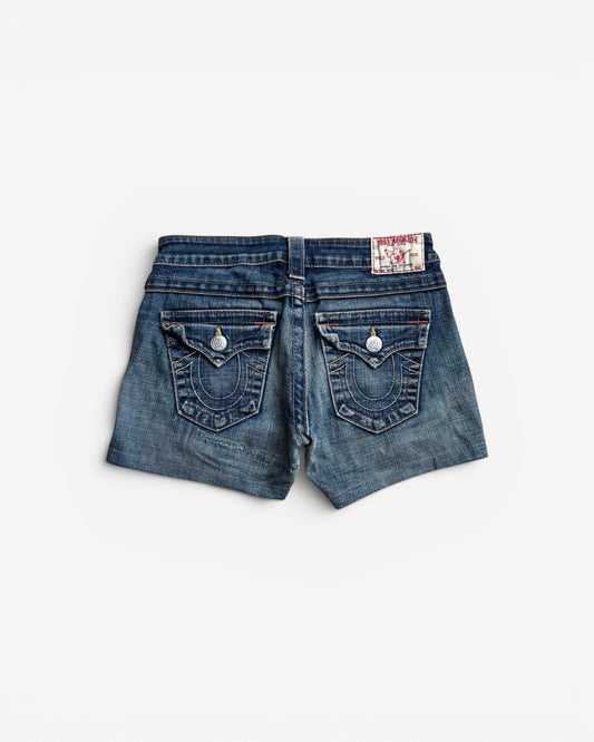 TRUE RELIGION HOT PANT W25 #S6