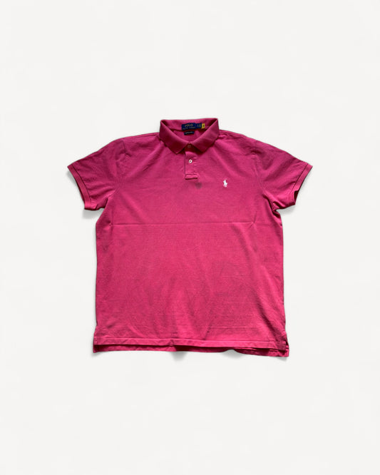 RALPH LAUREN POLO SHIRT PINK (XL)