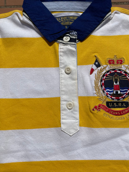 RALPH LAUREN POLO SHIRT STRIPED (S)