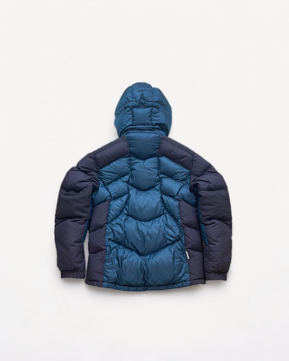 MONTBELL BLUE/TURQUOISE PUFFER JACKET (L/XL)