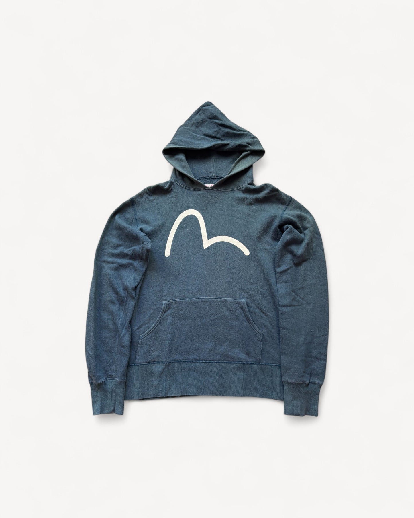 EVISU BLACK HOODIE (M)