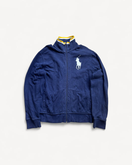 RALPH LAUREN NAVY ZIP UP VEST (L)