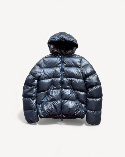 DUVETICA GREY PUFFER JACKET (L)