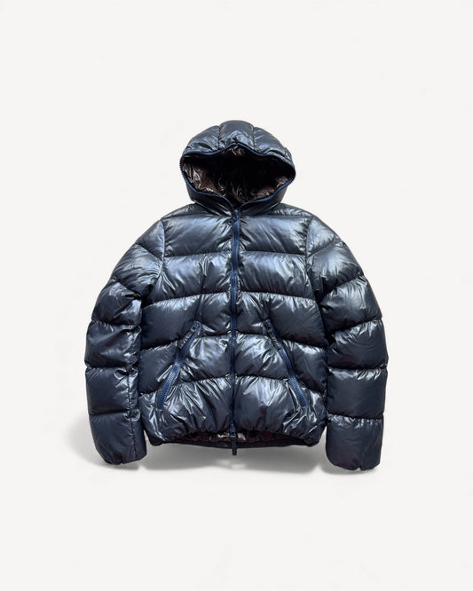 DUVETICA GREY PUFFER JACKET (L)