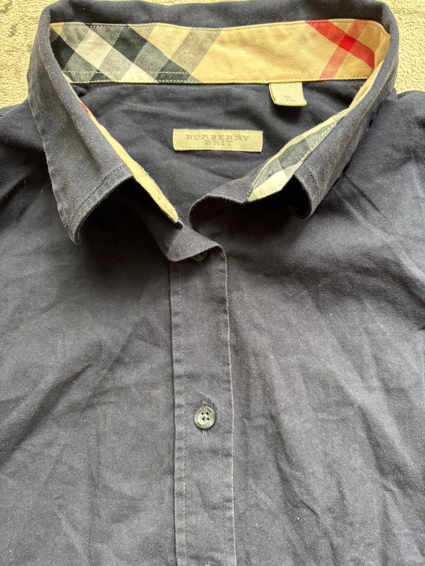 BURBERRY NAVY SHIRT (S)