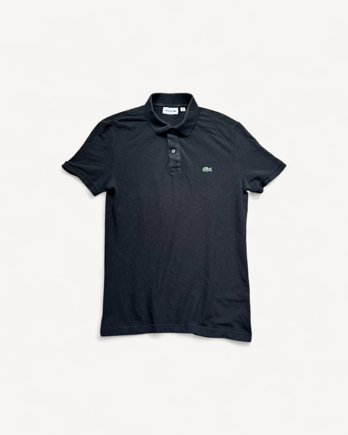 LACOSTE POLO SHIRT BLACK (M)