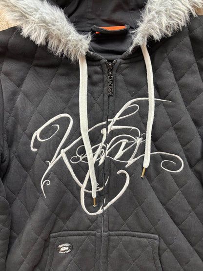 KTM FUR WOMEN ZIP UP HOODIE (L)