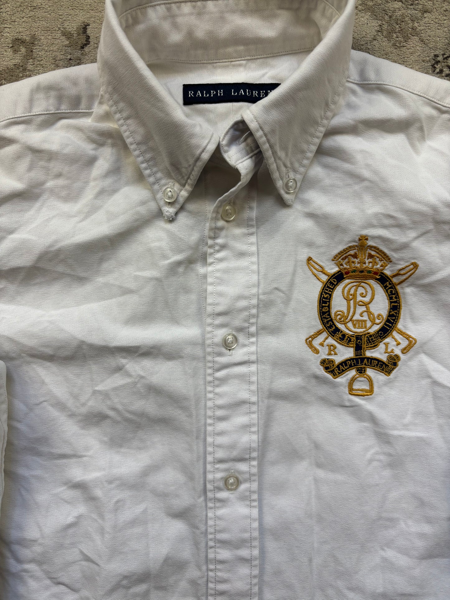 RALPH LAUREN WHITE SHIRT (S)