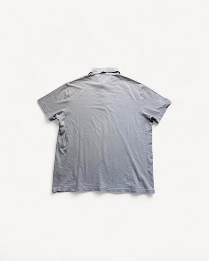 STONE ISLAND GREY POLO SHIRT (XL)