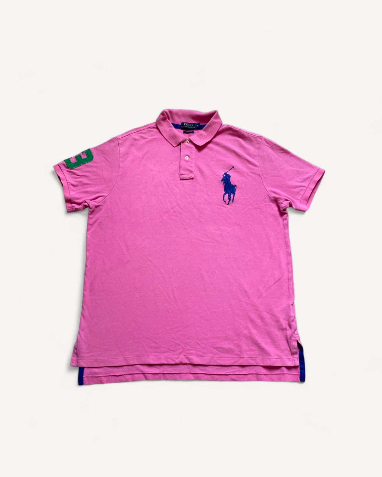 RALPH LAUREN POLO SHIRT PINK (XL)