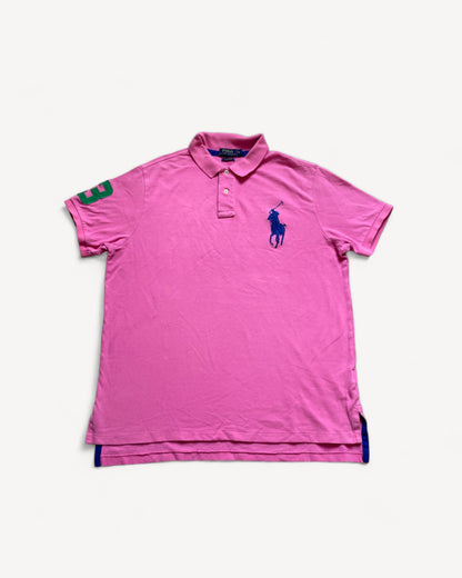 RALPH LAUREN POLO SHIRT PINK (XL)