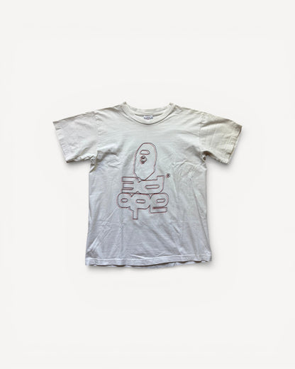 BAPE WHITE T-SHIRT (S)