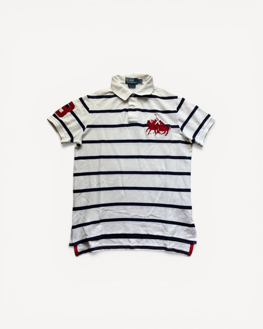 RALPH LAUREN POLO SHIRT STRIPED (M)