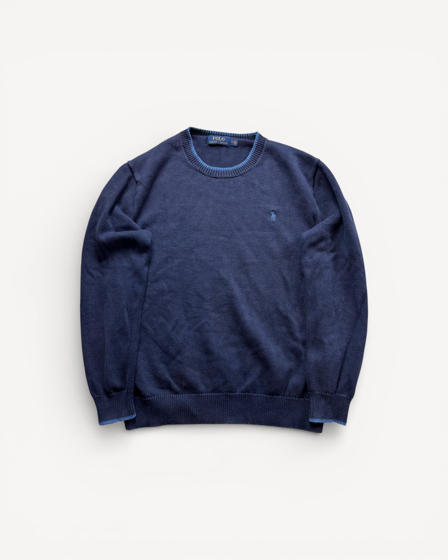 RALPH LAUREN NAVY KNIT (M)