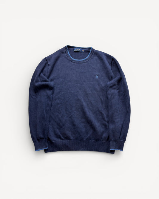 RALPH LAUREN NAVY KNIT (M)
