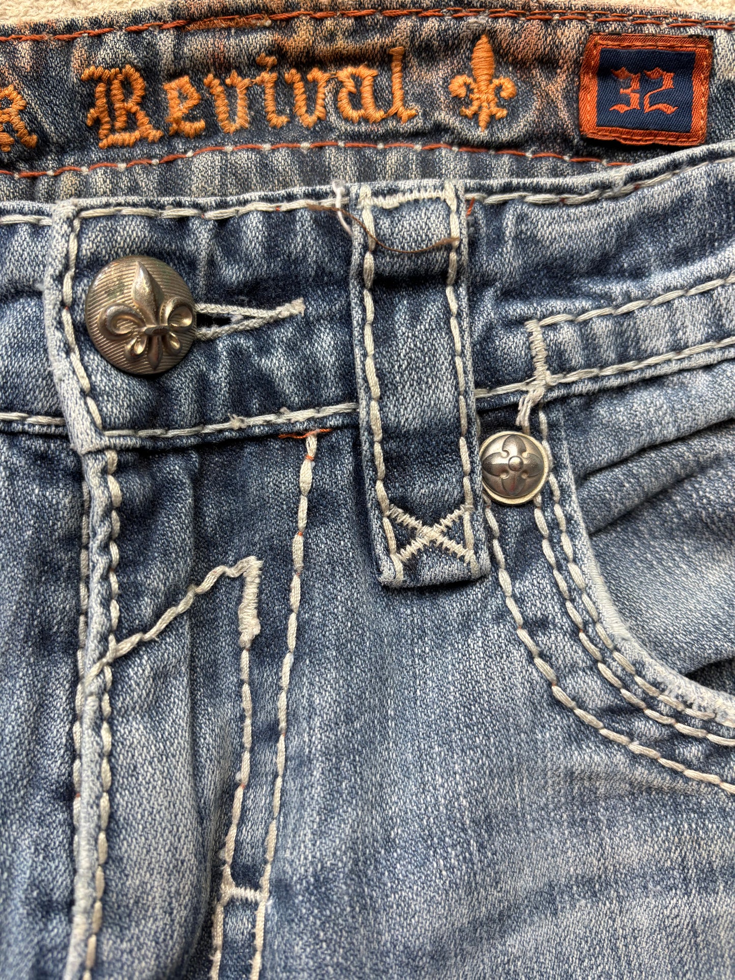 ROCK REVIVAL JEANS W32 L32 #RR26