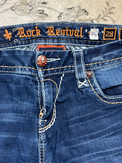 ROCK REVIVAL JEANS W28 L30 #RR7