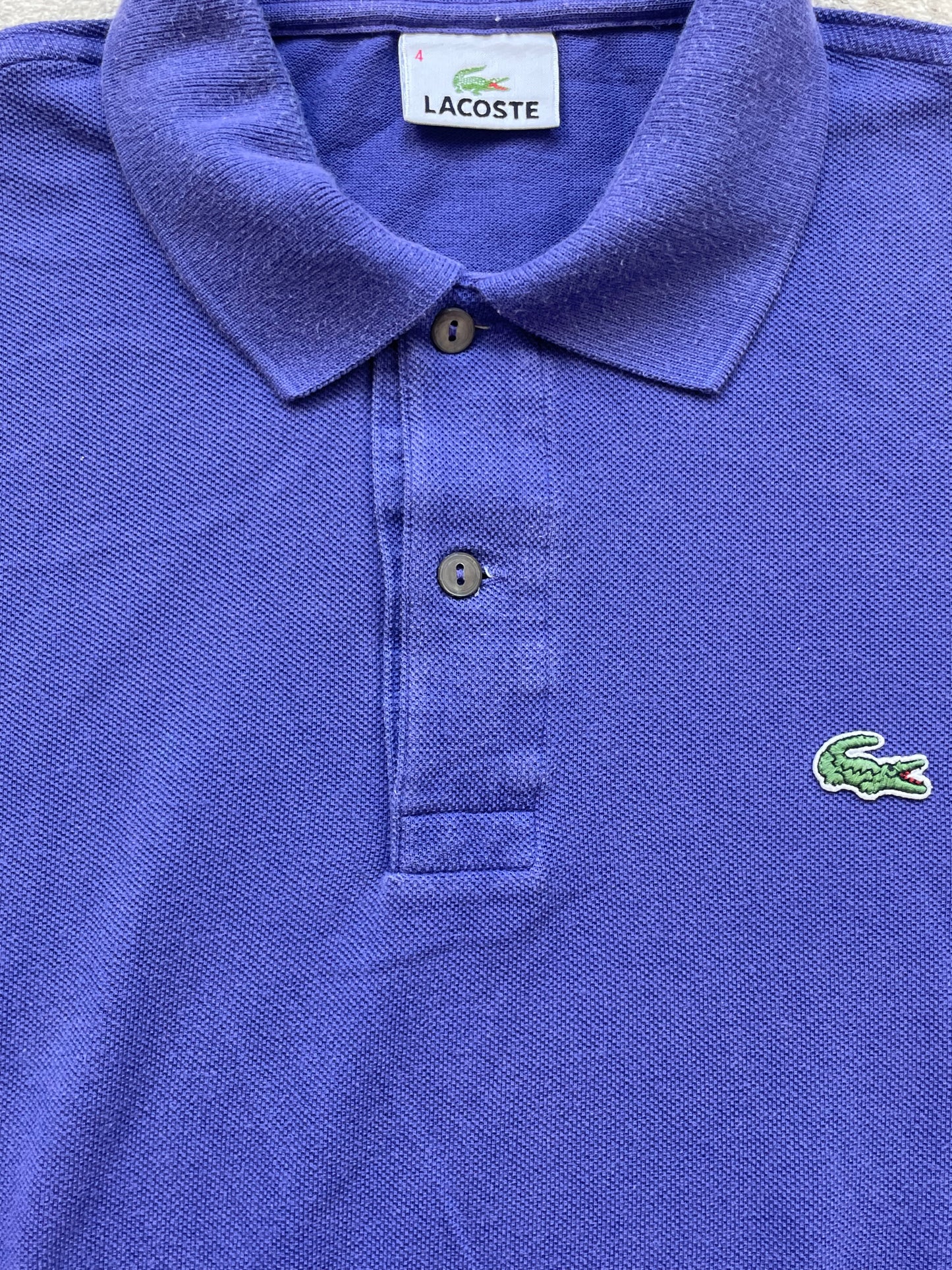 LACOSTE LONGSL. POLO SHIRT PURPLE (M)